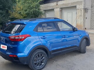2021 Hyundai Creta I Рестайлинг, синий, 1741000 рублей, вид 3