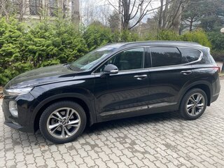 2019 Hyundai Santa Fe IV, чёрный, 2700000 рублей, вид 4