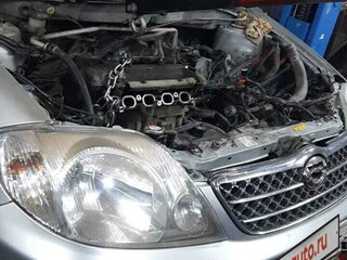 2003 Toyota Corolla Fielder IX (E120, E130), серый, 699999 рублей, вид 2
