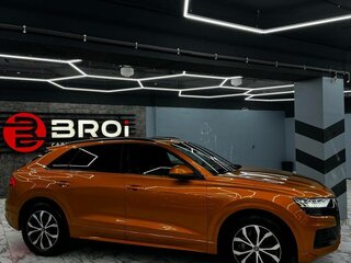 2019 Audi Q8 55 TFSI I (4M), оранжевый, 6500000 рублей, вид 5
