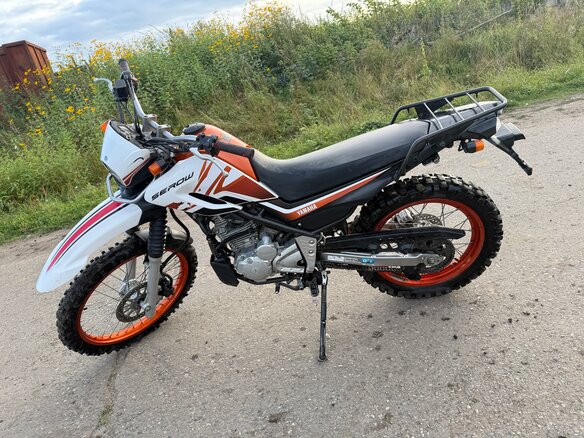 2019 Yamaha XT250 Serow, оранжевый, 400000 рублей - вид 5