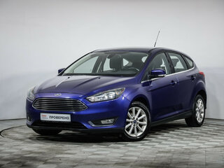 2016 Ford Focus III Рестайлинг, синий, 810777 рублей, вид 1