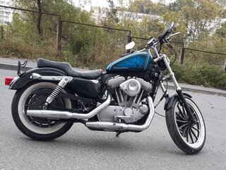 2009 Harley-Davidson Sportster 883, синий, 525000 рублей, вид 2