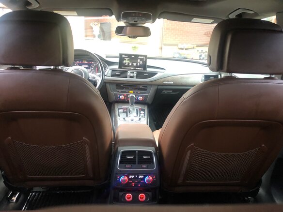 2016 Audi A7 I (4G) Рестайлинг, синий, 3150000 рублей - вид 17