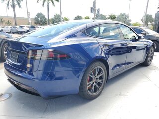 2023 Tesla Model S Plaid I Рестайлинг 2, синий, 12618194 рублей, вид 3