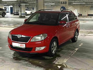 2014 Skoda Fabia II Рестайлинг, красный, 797000 рублей, вид 4