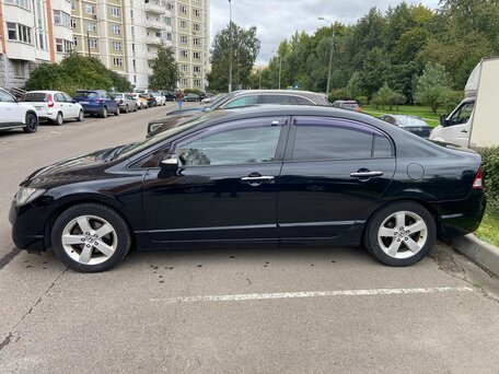 2008 Honda Civic VIII, чёрный, 830000 рублей, вид 4