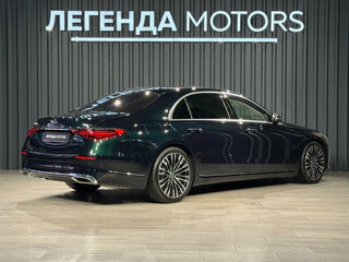 2021 Mercedes-Benz S-Класс 450 Long 4MATIC VII (W223), зелёный, 9490000 рублей, вид 4
