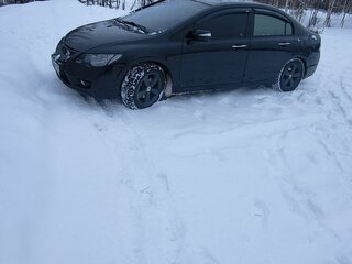 2009 Honda Civic VIII Рестайлинг, чёрный, 900000 рублей, вид 1