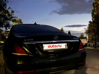 2016 Mercedes-Benz S-Класс 400 Long VI (W222, C217), чёрный, 5000000 рублей, вид 4