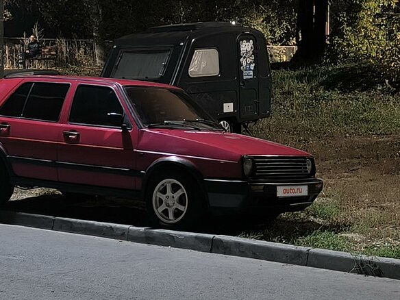 1988 Volkswagen Golf II, красный, 160000 рублей - вид 3