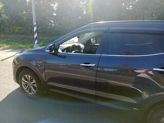 2015 Hyundai Santa Fe III, голубой, 1700000 рублей, вид 2