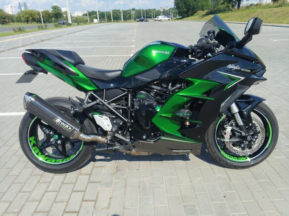 2022 Kawasaki Ninja H2 SX, зелёный, 1731982 рублей - вид 1