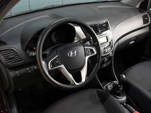 2012 Hyundai Solaris I, фиолетовый - вид 6
