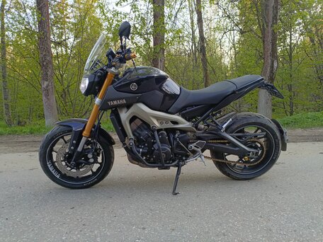 2014 Yamaha MT-09 (FZ-09), фиолетовый, 645000 рублей, вид 1
