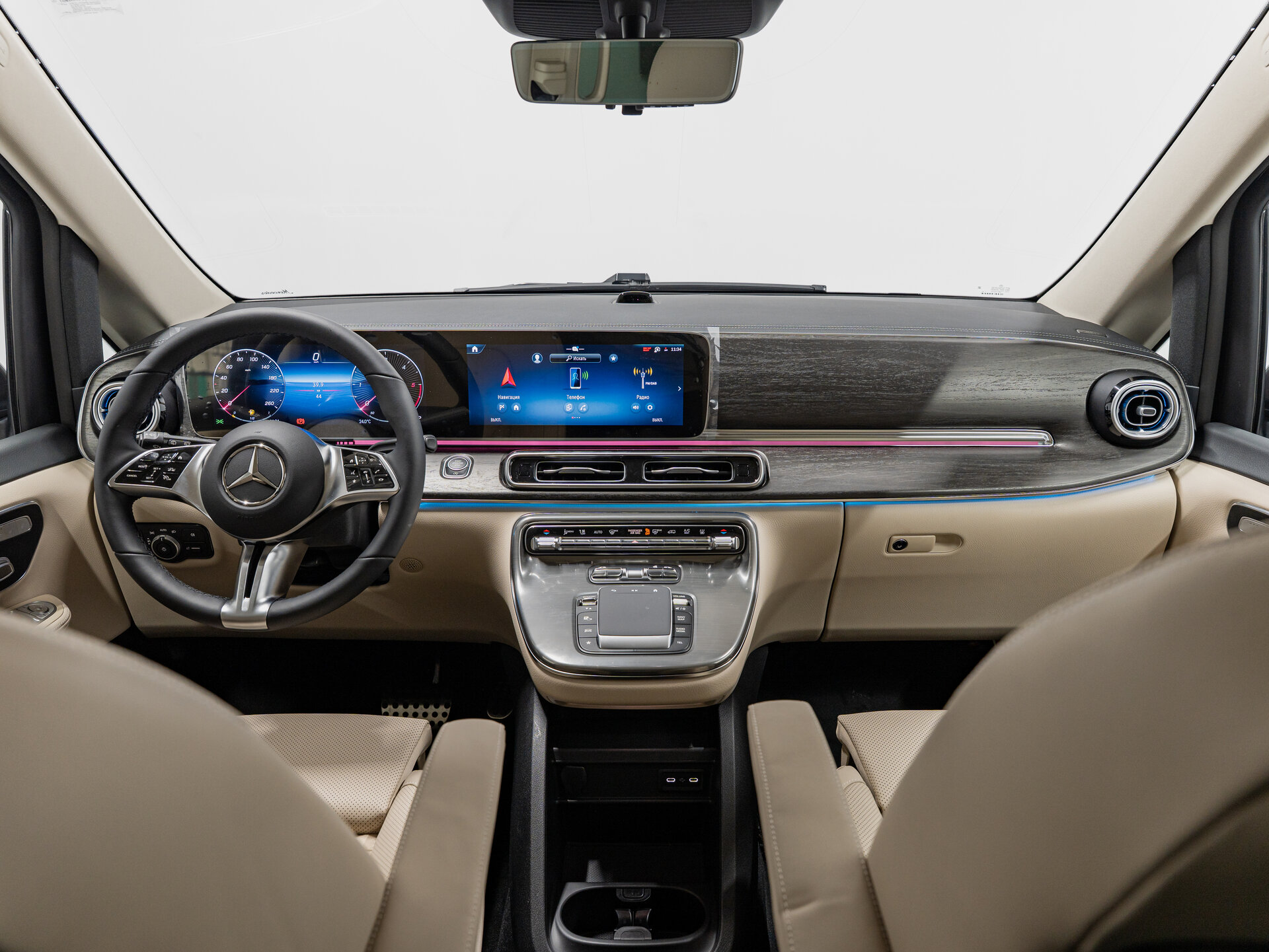 Автомобиль Mercedes-Benz V-Класс 300 d экстра длинный 2.0d AT (237 л.с.) 4WD - 15