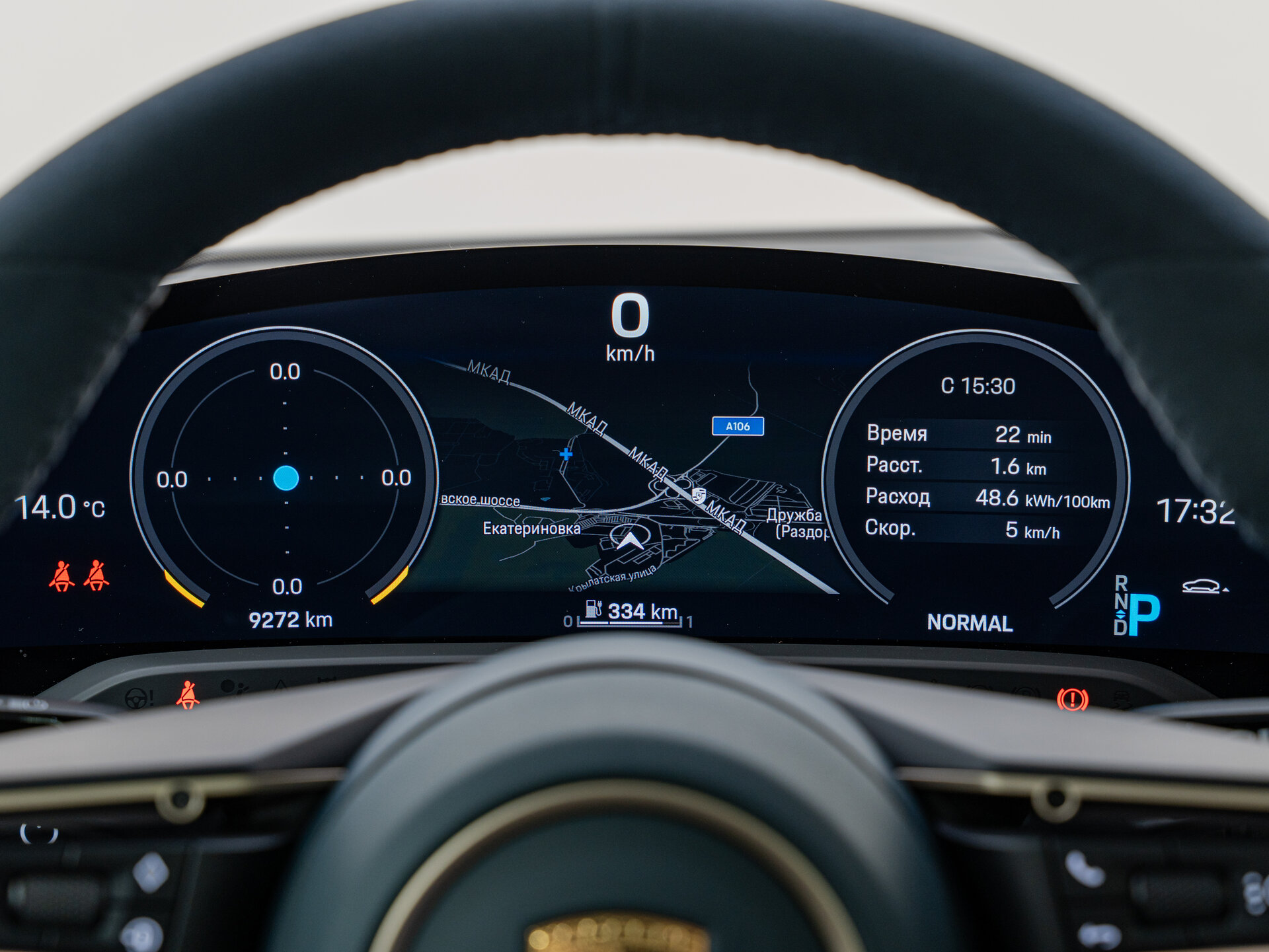 Автомобиль Porsche Taycan Turbo Electro AT (500 кВт) 4WD - 14