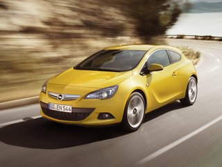 2012 Opel Astra GTC J Рестайлинг, жёлтый, 1100000 рублей, вид 1