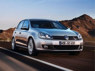 2011 Volkswagen Golf VI, чёрный, 850000 рублей, вид 1