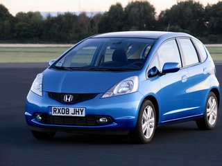2008 Honda Jazz II, чёрный, 550000 рублей, вид 1
