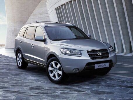 2008 Hyundai Santa Fe II, белый, 1350000 рублей