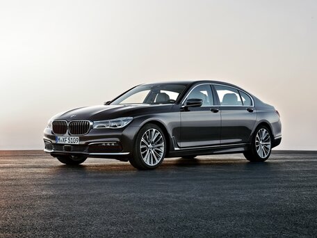2017 BMW 7 серии Long 725Ld VI (G11/G12), чёрный, 3974000 рублей
