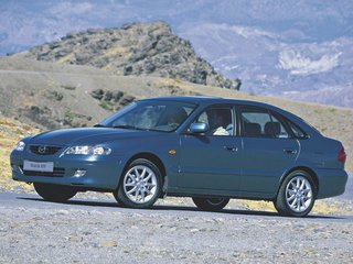 1999 Mazda 626 V (GF), зелёный, 350000 рублей, вид 1