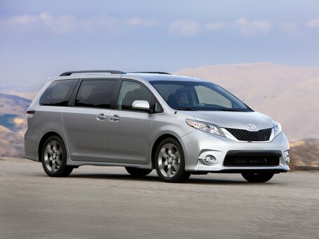 2011 Toyota Sienna III, чёрный, 2200000 рублей