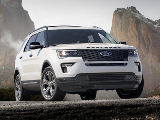 2017 Ford Explorer V Рестайлинг 2, белый, 6900000 рублей, вид 1