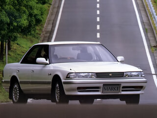 1989 Toyota Mark II VI (X80), белый, 350000 рублей, вид 3