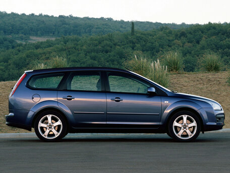 2005 Ford Focus II, серебристый - вид 1
