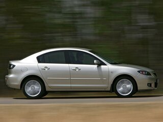 2008 Mazda 3 I (BK) Рестайлинг, чёрный, 300000 рублей, вид 2