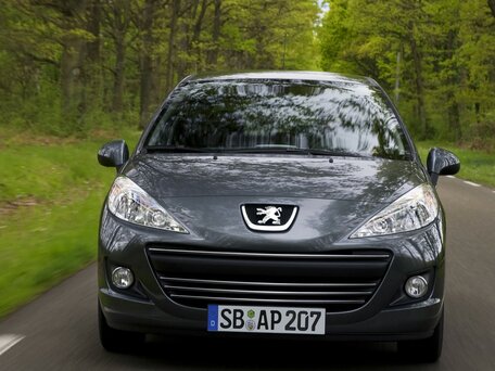 2010 Peugeot 207 I Рестайлинг, чёрный - вид 2