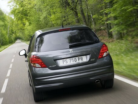 2010 Peugeot 207 I Рестайлинг, чёрный - вид 3