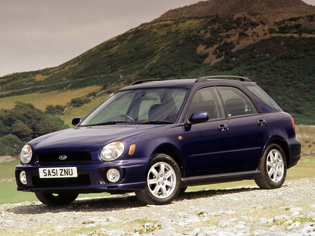 2001 Subaru Impreza II, синий, 485000 рублей