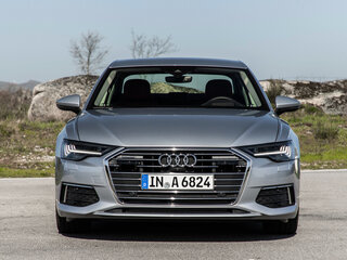 2021 Audi A6 40 TDI V (C8), синий, 3799000 рублей, вид 3