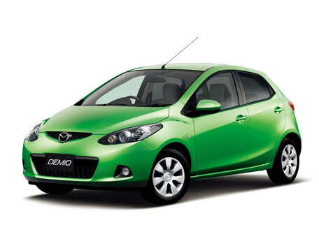2012 Mazda Demio SkyActiv III (DE), красный, 720000 рублей - вид 1