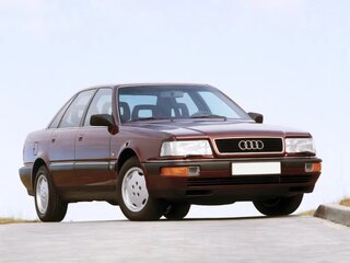 1989 Audi V8, чёрный, 1000000 рублей, вид 1