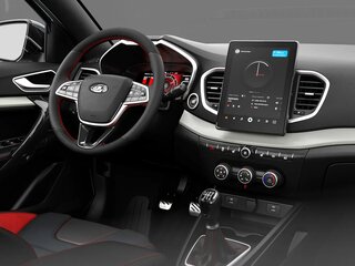 2026 Lada (ВАЗ) Vesta Sport I Рестайлинг (NG), чёрный, 2367000 рублей, вид 4