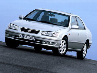 1999 Toyota Camry IV (XV20) Рестайлинг, чёрный, 445000 рублей, вид 1