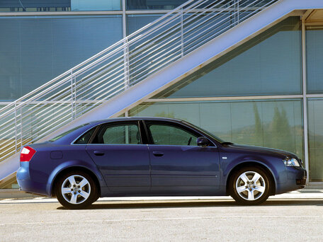 2002 Audi A4 II (B6), синий, 700000 рублей - вид 1