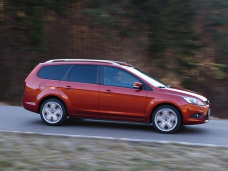 2008 Ford Focus II Рестайлинг, чёрный - вид 1