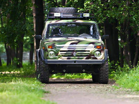 2010 Lada (ВАЗ) 2121 (4x4) Рысь I Рестайлинг, коричневый - вид 2
