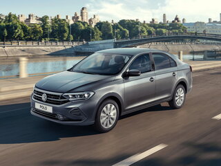 2021 Volkswagen Polo VI, белый, 1499585 рублей, вид 2