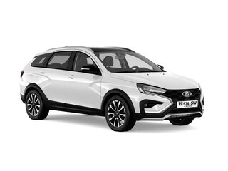 2026 Lada (ВАЗ) Vesta SW Cross I Рестайлинг (NG), белый, 2093000 рублей, вид 1