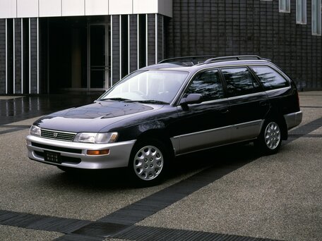 1991 Toyota Corolla VII (E100), белый, 210000 рублей