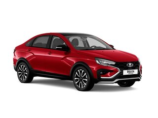 2026 Lada (ВАЗ) Vesta Cross I Рестайлинг (NG), красный, 1923000 рублей, вид 2