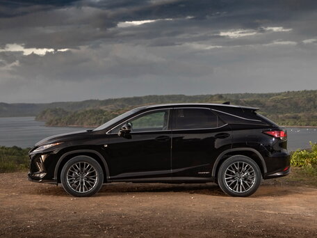 2019 Lexus RX 350 IV Рестайлинг, чёрный, 6500000 рублей - вид 1