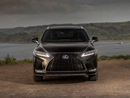 2019 Lexus RX 350 IV Рестайлинг, чёрный, 6500000 рублей - вид 2