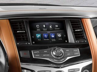 Контроллер INFINITI с 8-дюймовым VGA дисплеем для аудиосистемы, климат контроля и напоминания о необходимости проведения технического обслуживания
